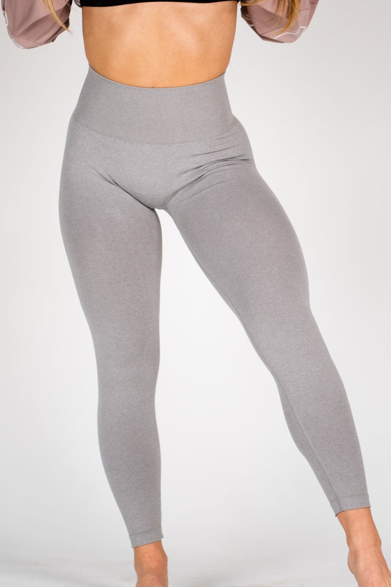 Legging glam light grey  glam legging - light grey - anahata fitwear