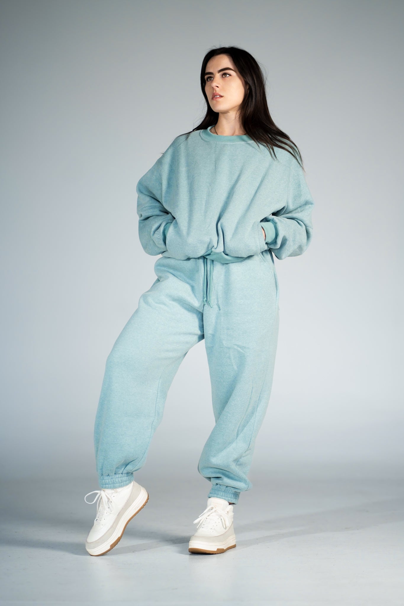 Prime Relaxed Joggers - Powder Blue - HERCULETTE