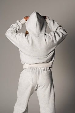 Prime Hoodie - Heathered Ivory - HERCULETTE