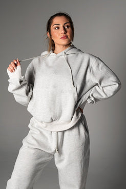 Prime Hoodie - Heathered Ivory - HERCULETTE