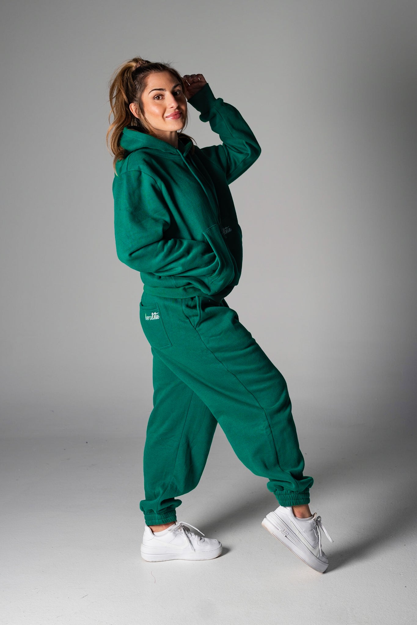 Prime Relaxed Joggers - Emerald - HERCULETTE