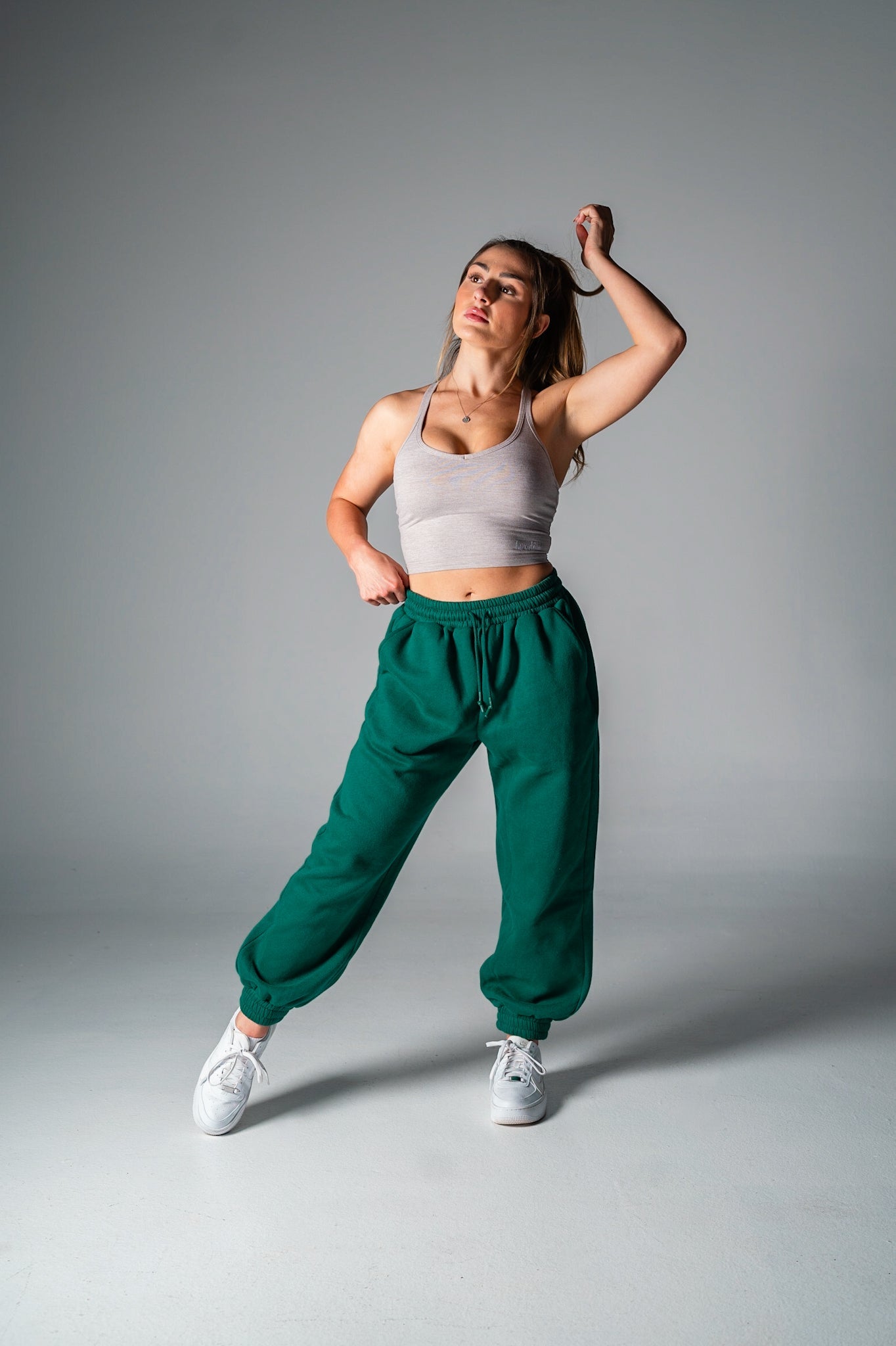 Prime Relaxed Joggers - Emerald - HERCULETTE