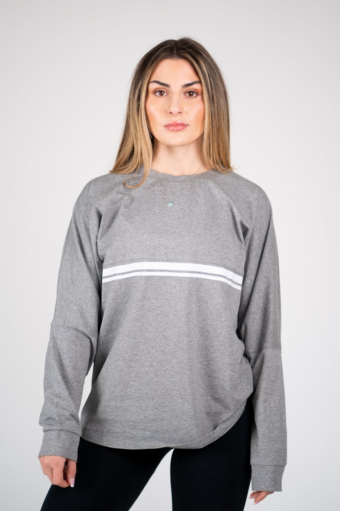 Retro LS Shirt - Heathered Slate - HERCULETTE