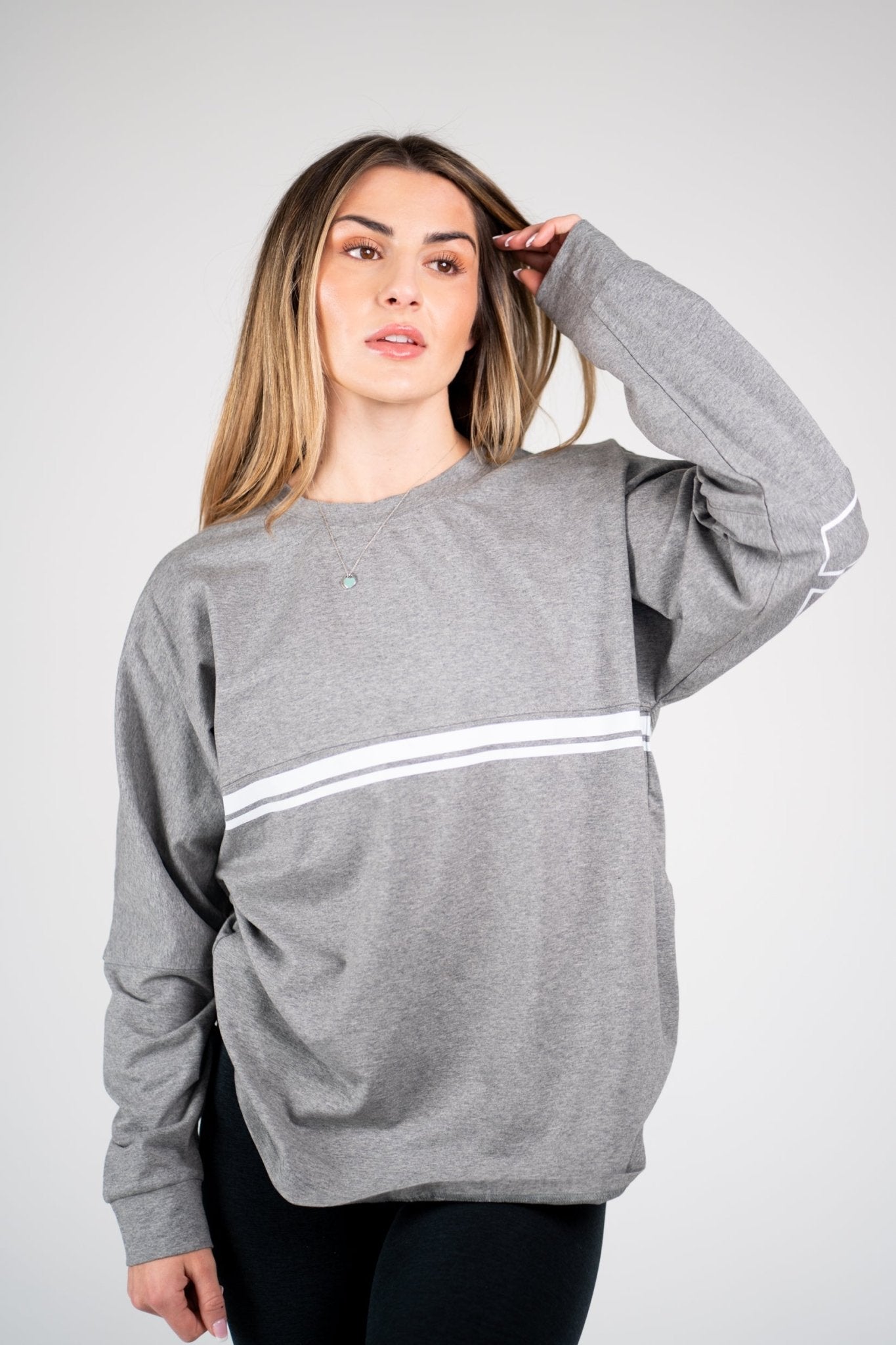 Retro LS Shirt - Heathered Slate - HERCULETTE