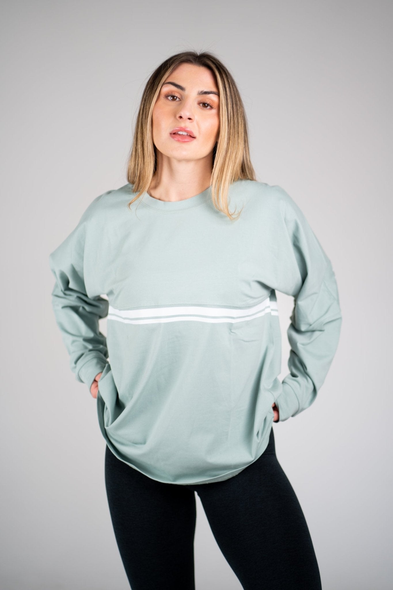 Retro LS Shirt - Sage - HERCULETTE