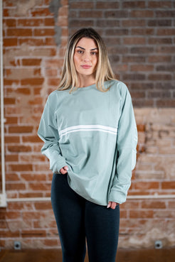 Retro LS Shirt - Sage - HERCULETTE