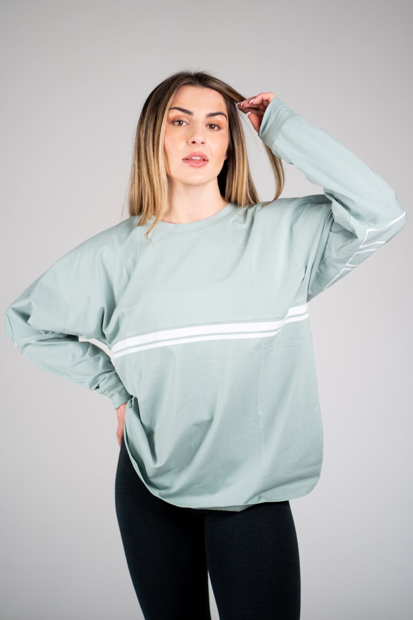 Retro LS Shirt - Sage - HERCULETTE